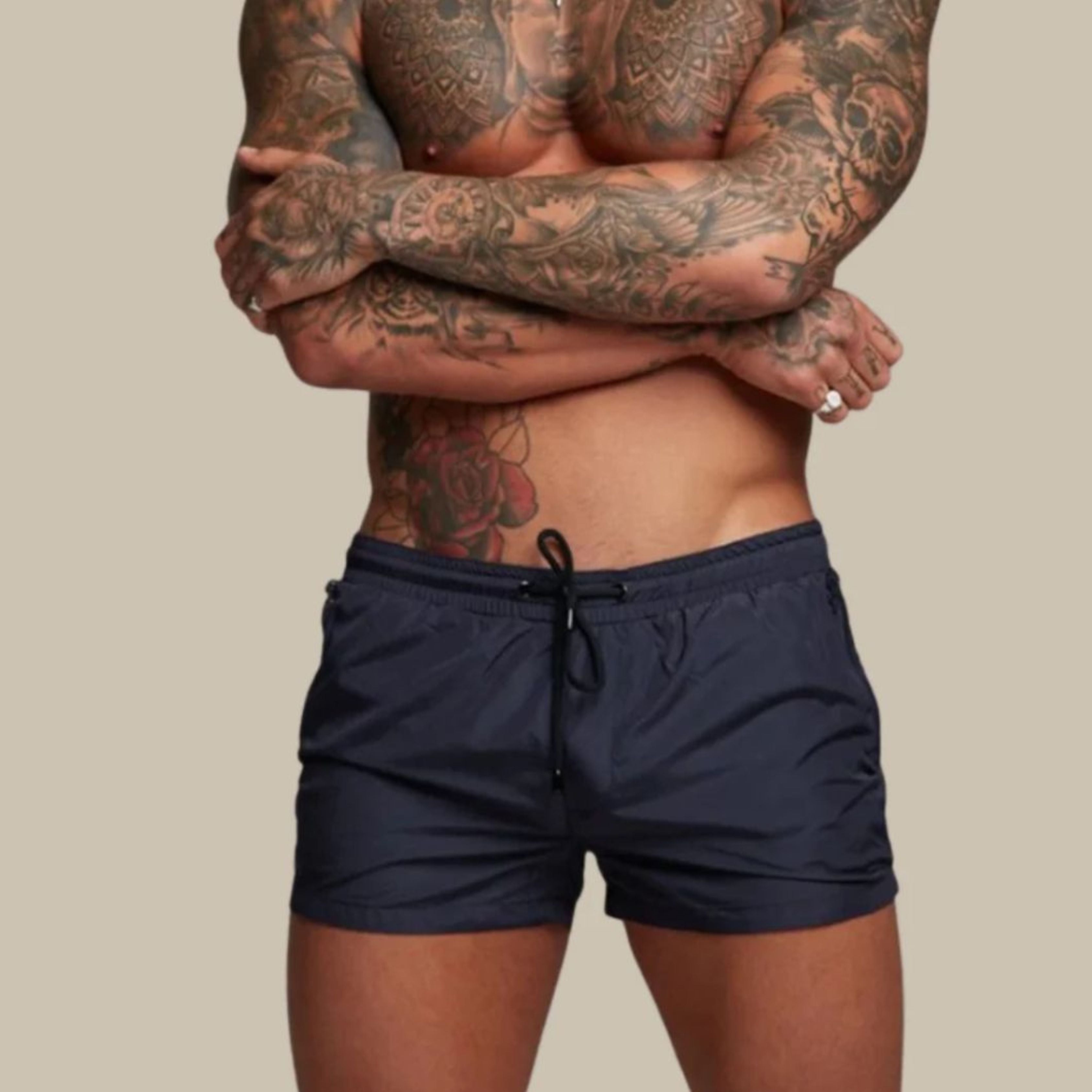 Zwembroek - Elastische taille - Trekkoord - Zwemshort - Zwemkleding voor mannen-Boetiek Moda