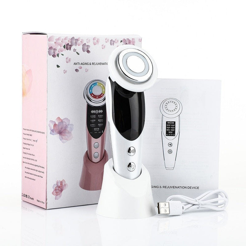 7-in-1 Facial Massager | Elektrisch gezichtsapparaat dat diep reinigt en de huidkwaliteit verbetert-Boetiek Moda