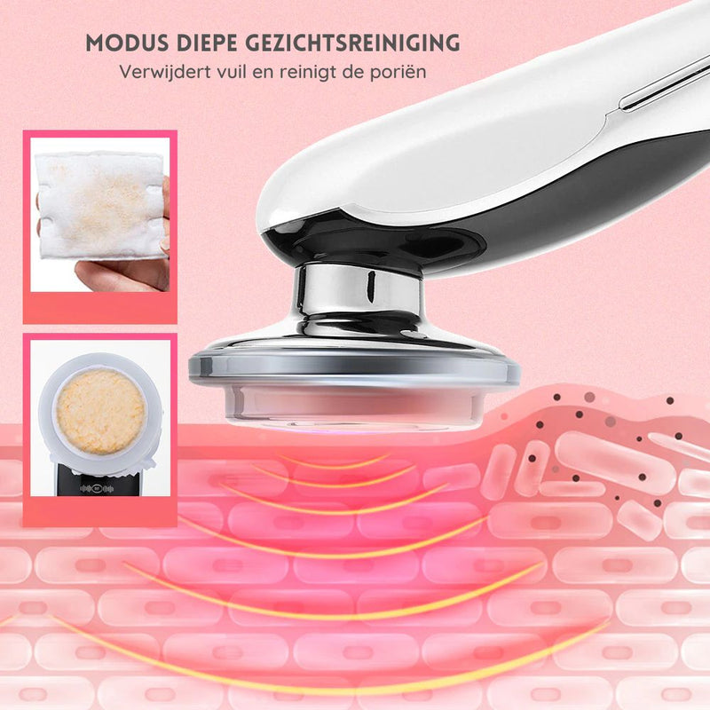 7-in-1 Facial Massager | Elektrisch gezichtsapparaat dat diep reinigt en de huidkwaliteit verbetert-Boetiek Moda