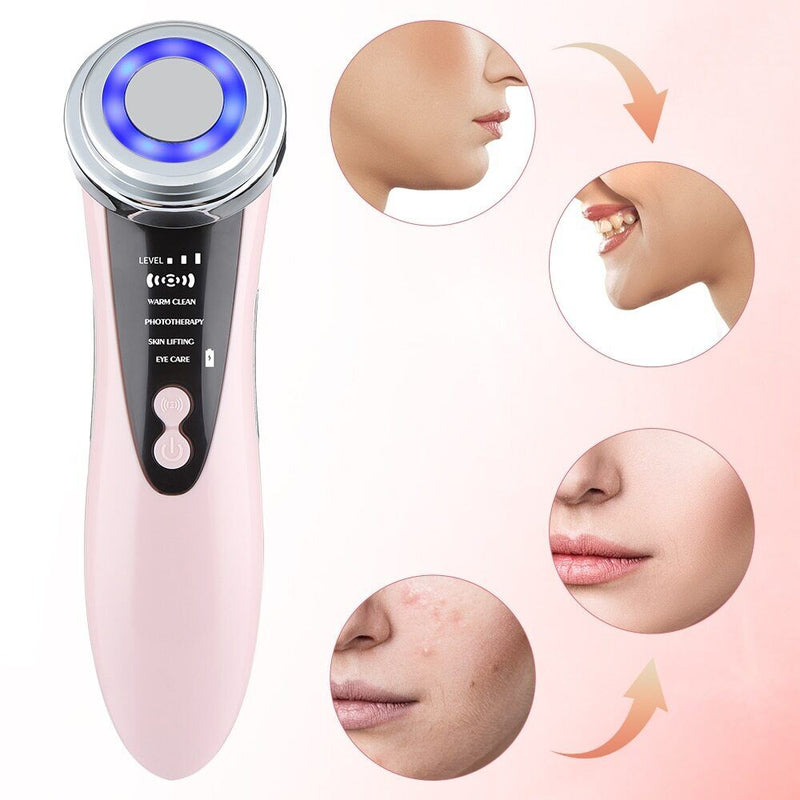 7-in-1 Facial Massager | Elektrisch gezichtsapparaat dat diep reinigt en de huidkwaliteit verbetert-Boetiek Moda