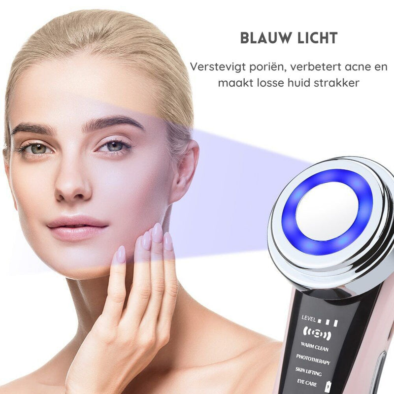 7-in-1 Facial Massager | Elektrisch gezichtsapparaat dat diep reinigt en de huidkwaliteit verbetert-Boetiek Moda