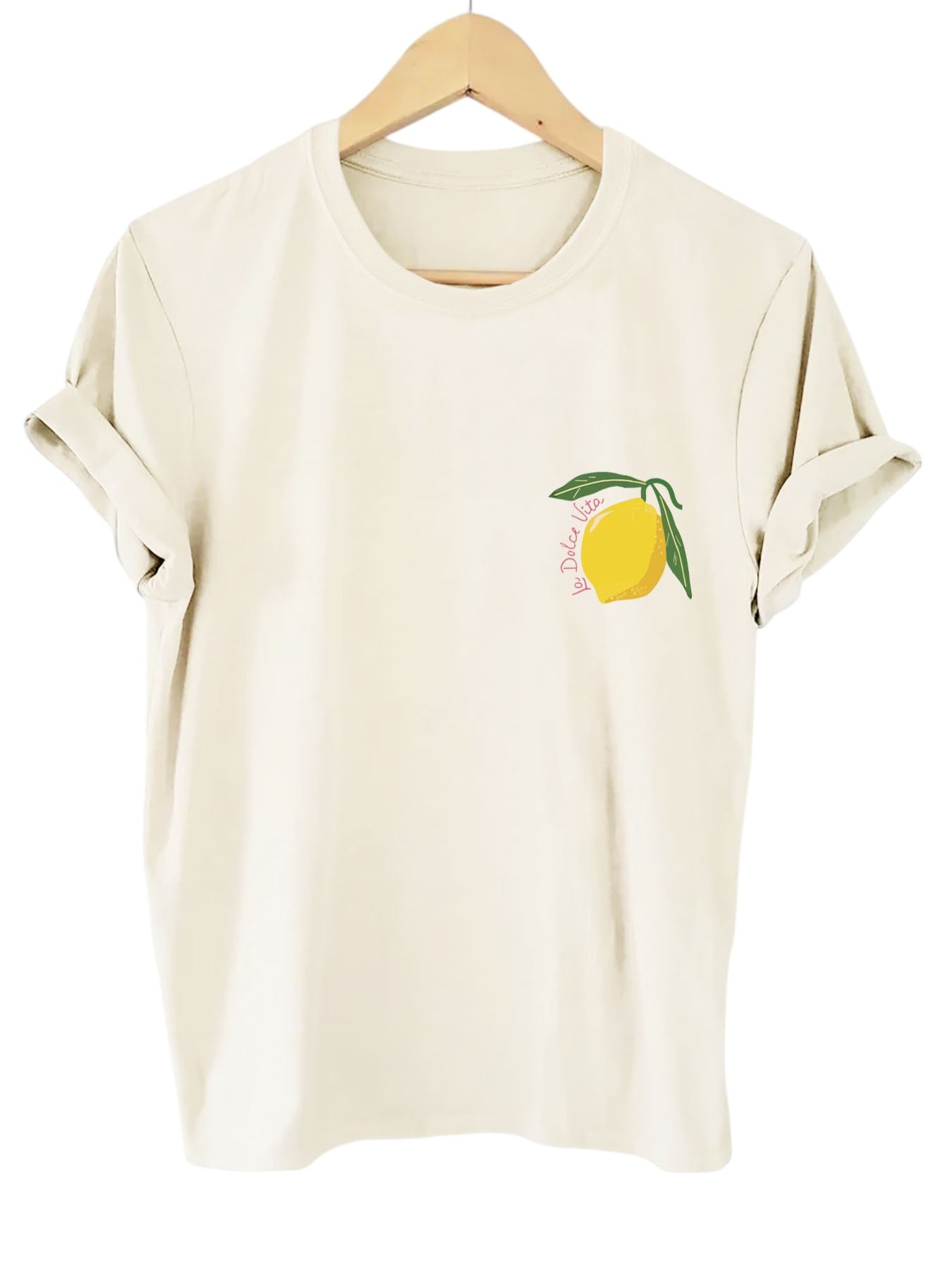 Limoncello T-shirt - Unisex - Ronde hals - Citroen T-shirt - Oversized T-shirt