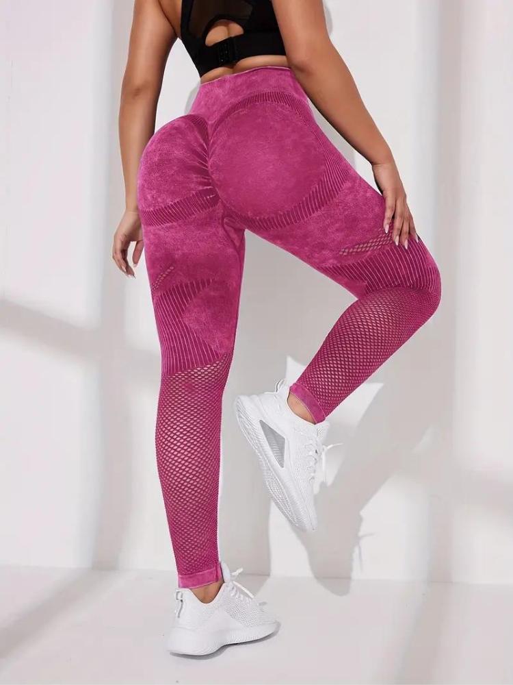 Althea Trainingslegging | Dames sportlegging met hoge taille-Boetiek Moda