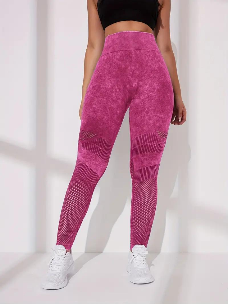 Althea Trainingslegging | Dames sportlegging met hoge taille-Boetiek Moda