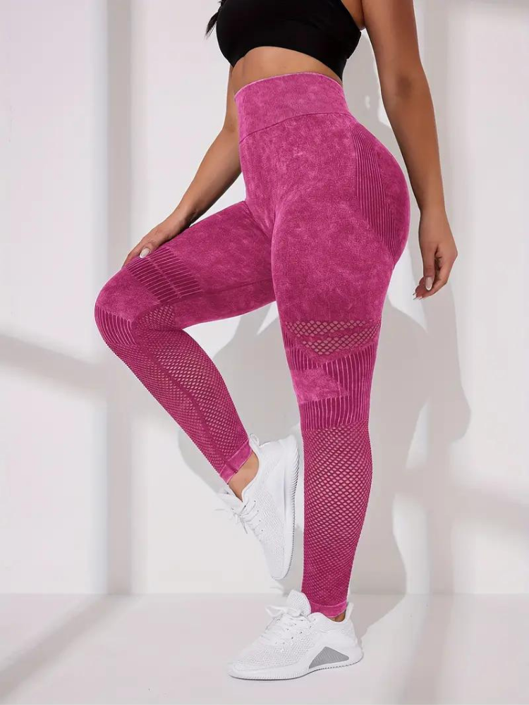 Althea Trainingslegging | Dames sportlegging met hoge taille-Boetiek Moda