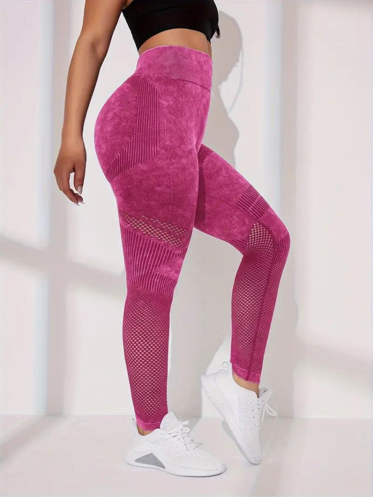 Althea Trainingslegging | Dames sportlegging met hoge taille-Boetiek Moda