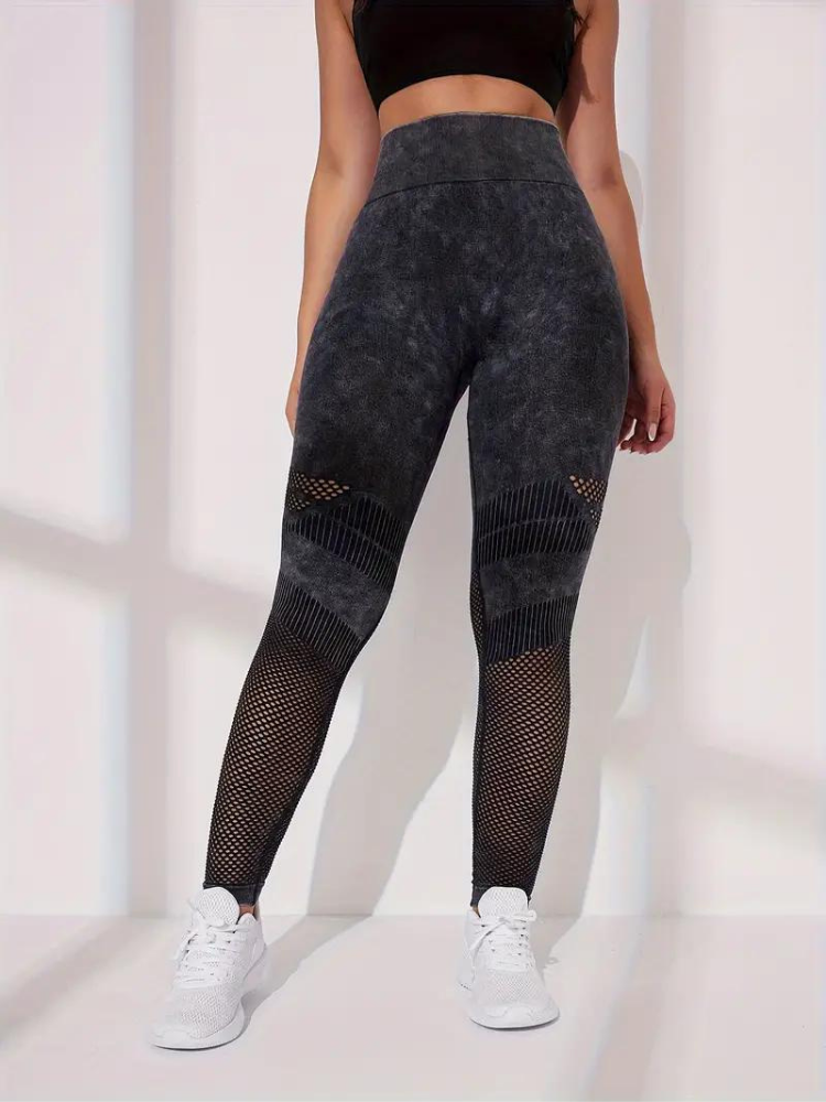 Althea Trainingslegging | Dames sportlegging met hoge taille-Boetiek Moda