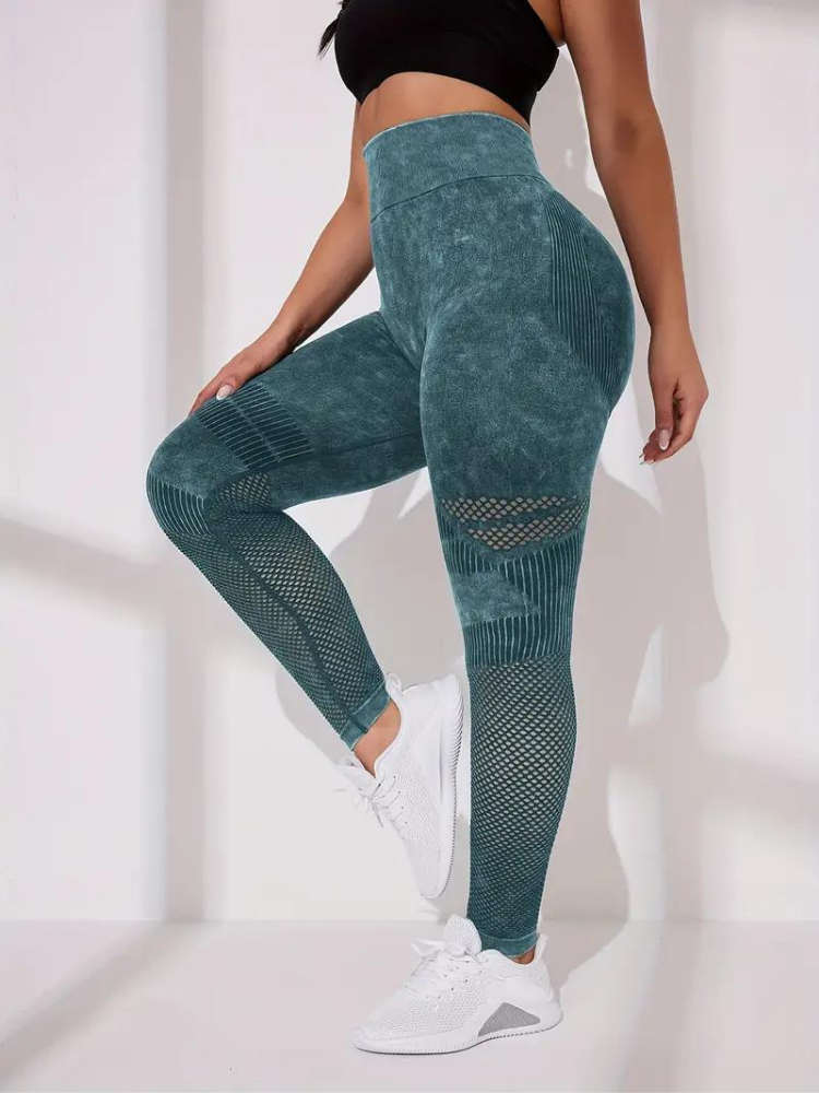 Althea Trainingslegging | Dames sportlegging met hoge taille-Boetiek Moda