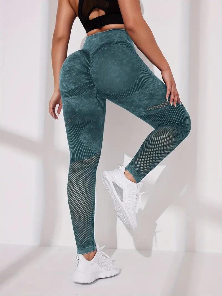 Althea Trainingslegging | Dames sportlegging met hoge taille-Boetiek Moda