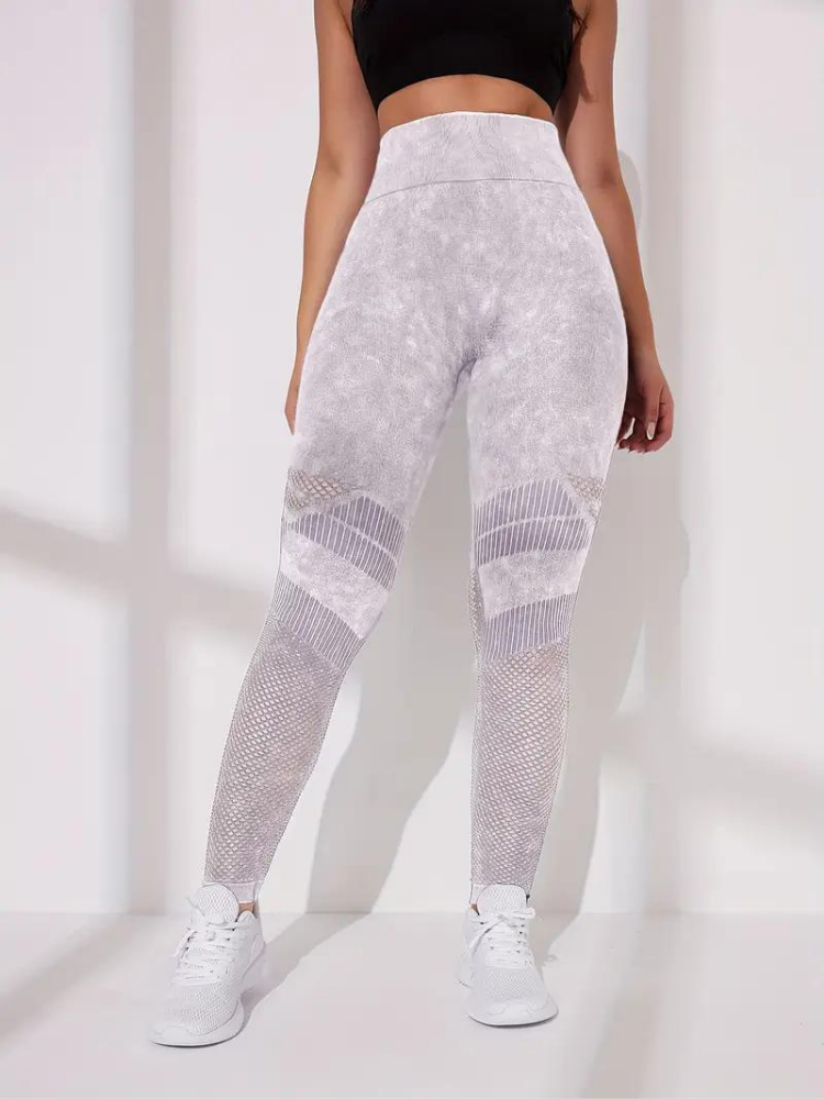 Althea Trainingslegging | Dames sportlegging met hoge taille-Boetiek Moda