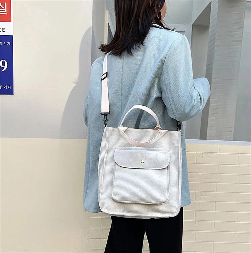 Amber Corduroy Bag | Casual trendy tas waarin alle benodigdheden passen-Boetiek Moda