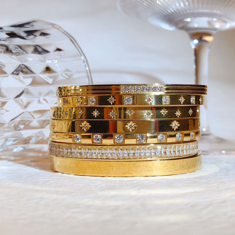 Armband - Gouden Cuff Bangle Armband voor Dames-Boetiek Moda