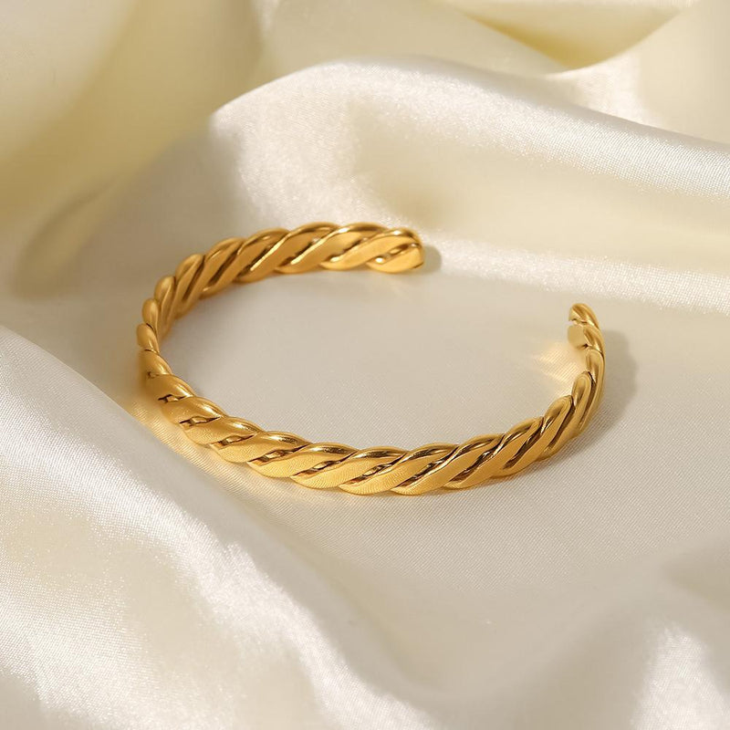 Armband - Gouden Cuff Bangle Armband voor Dames-Boetiek Moda