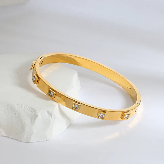 Armband - Gouden Cuff Bangle Armband voor Dames-Boetiek Moda