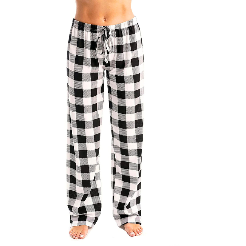 Asanta | Dames Broek | Vrouwen Kerst Geruite Pyjama Broek | Comfortabel-Boetiek Moda