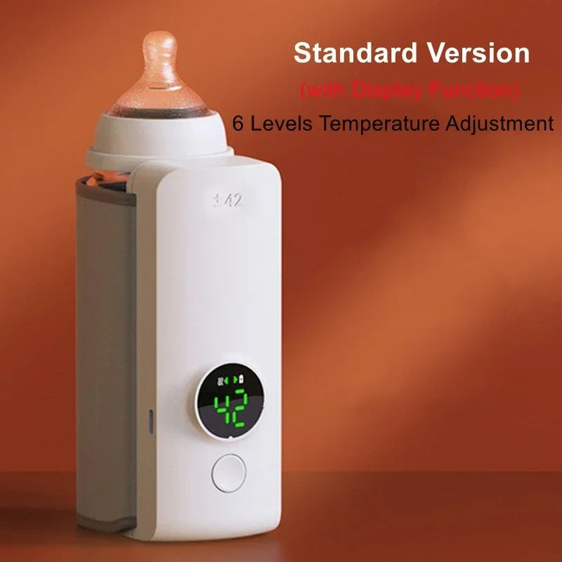 Babyflesverwarmer | Oplaadbaar | Draagbaar | Voedingsflesverwarmer | Reisflessenverwarmer-Boetiek Moda