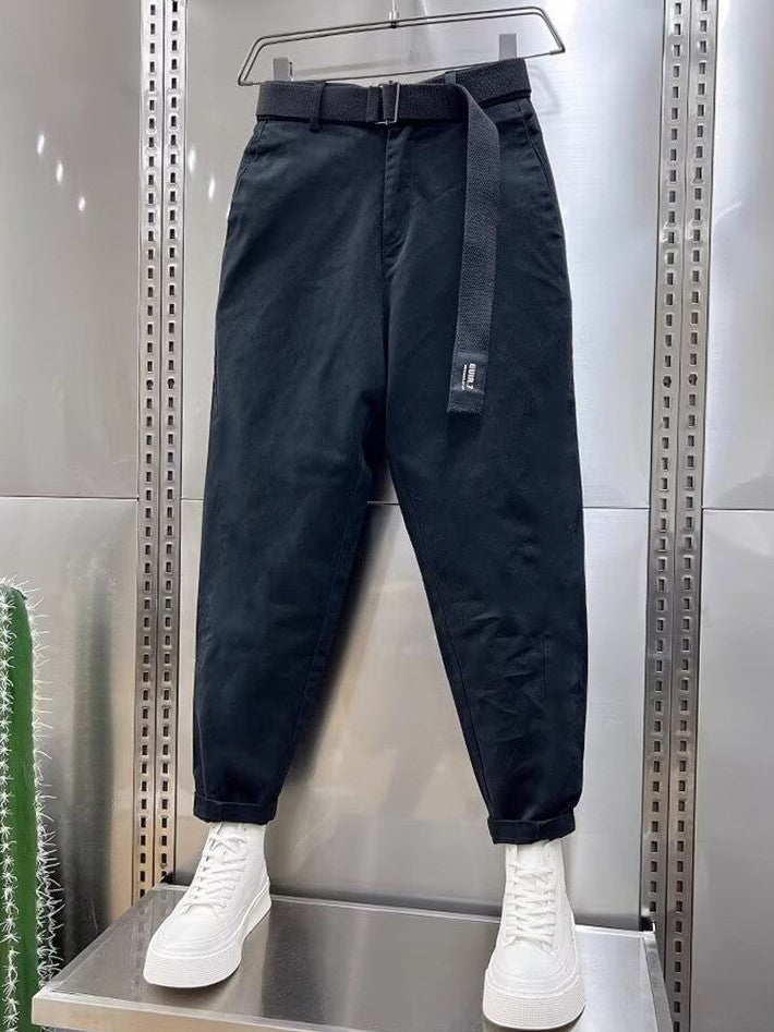 Baggy broek | Slouchy | Riem | Losvallende broek | Herenbroek-Boetiek Moda