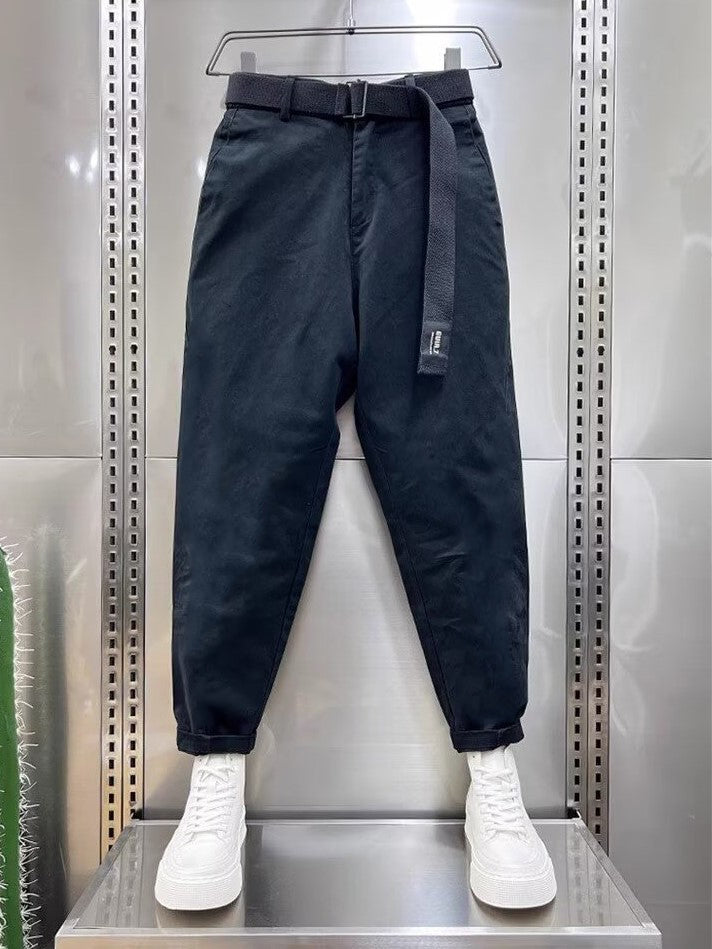 Baggy broek | Slouchy | Riem | Losvallende broek | Herenbroek-Boetiek Moda
