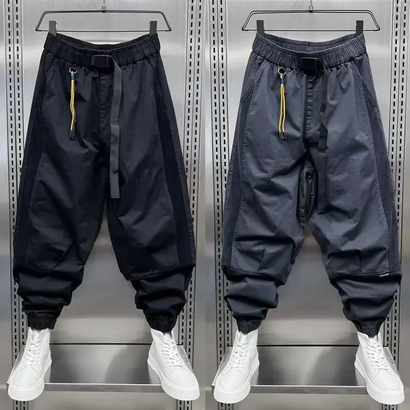 Baggy broek - heren trainingsbroek met elastische taille en losse pasvorm-Boetiek Moda