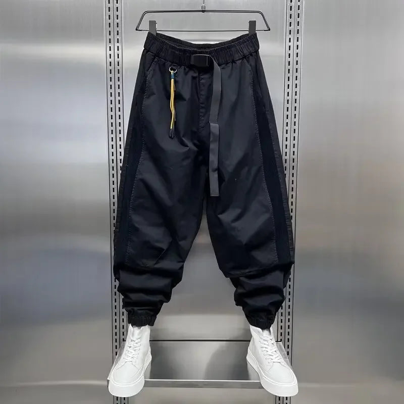 Baggy broek - heren trainingsbroek met elastische taille en losse pasvorm-Boetiek Moda