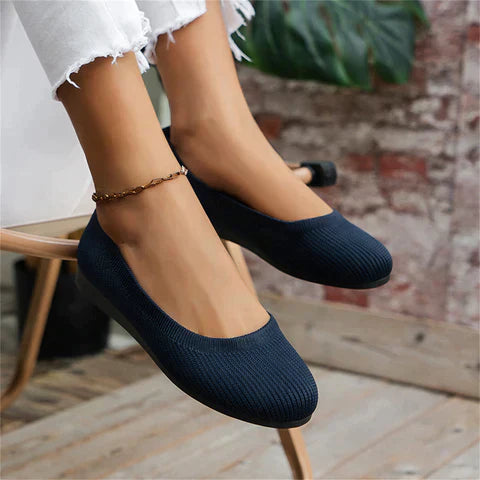 Ballerina Schoenen - Vrouwen Platte Slip-On Orthopedische Zomerschoenen-Boetiek Moda