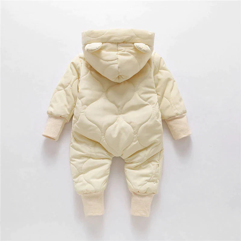 Bear Ear Winter Romper | Leuke en comfortabele overall die je kind warm houdt-Boetiek Moda