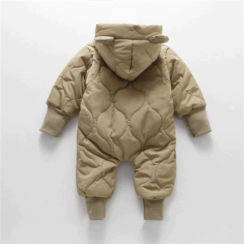 Bear Ear Winter Romper | Leuke en comfortabele overall die je kind warm houdt-Boetiek Moda