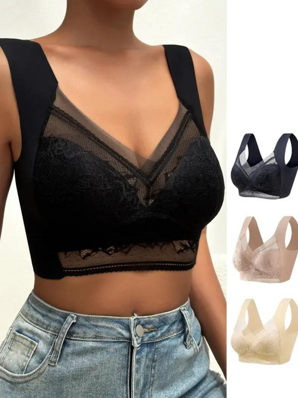 Beha Set, Kant, Push Up, Draadloze Beha, Lingerie-Boetiek Moda