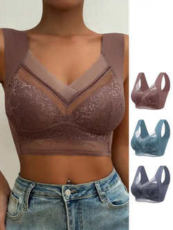 Beha Set, Kant, Push Up, Draadloze Beha, Lingerie-Boetiek Moda