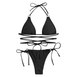 Bikiniset - Halternek - Verstelbaar - Triangelbikini - Zwemmode-Boetiek Moda