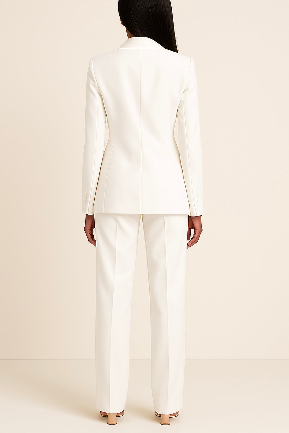 Blazer en Broek Set | Formele kleding | Wijde pijpen | Set | Damespak-Boetiek Moda