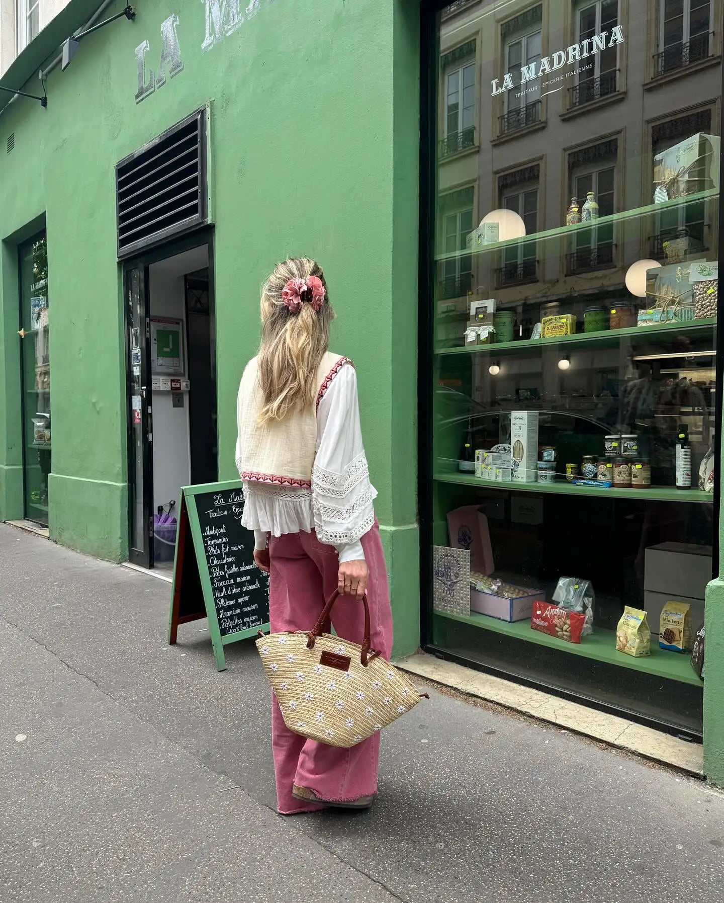 Bloemenvest - Mouwloos geborduurd Vintage Gilet voor dames-Boetiek Moda