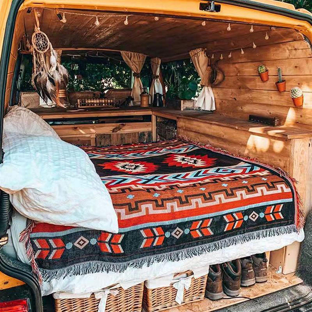 Boho Picnic Blanket | Trendy bohemian deken voor je buitenactiviteiten-Boetiek Moda