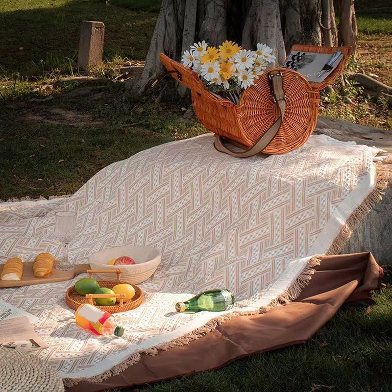 Boho Picnic Blanket | Trendy bohemian deken voor je buitenactiviteiten-Boetiek Moda