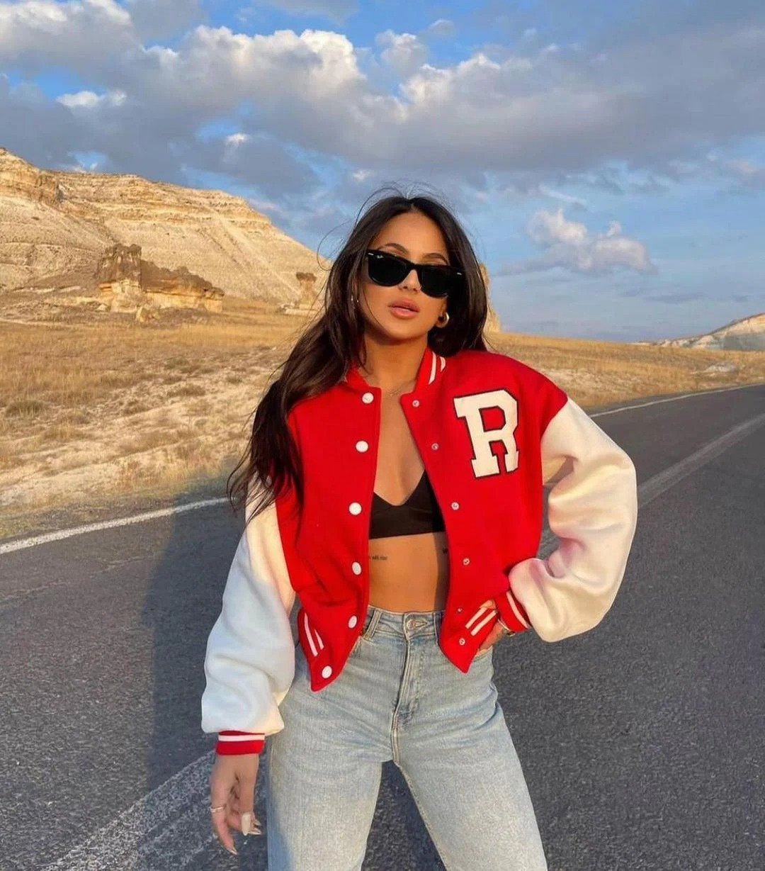 Bomberjack | Oversized | Met knopen | Baseballjack | Damesjack-Boetiek Moda