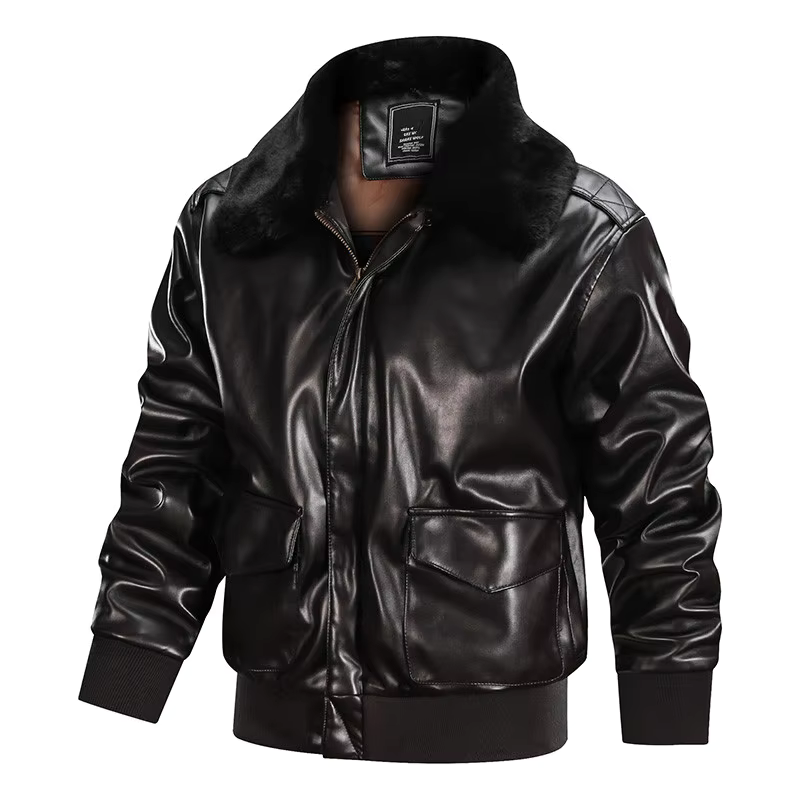 Bomberjack | Vintage | Kunstleer | Leren bomberjack | Herenjassen-Boetiek Moda