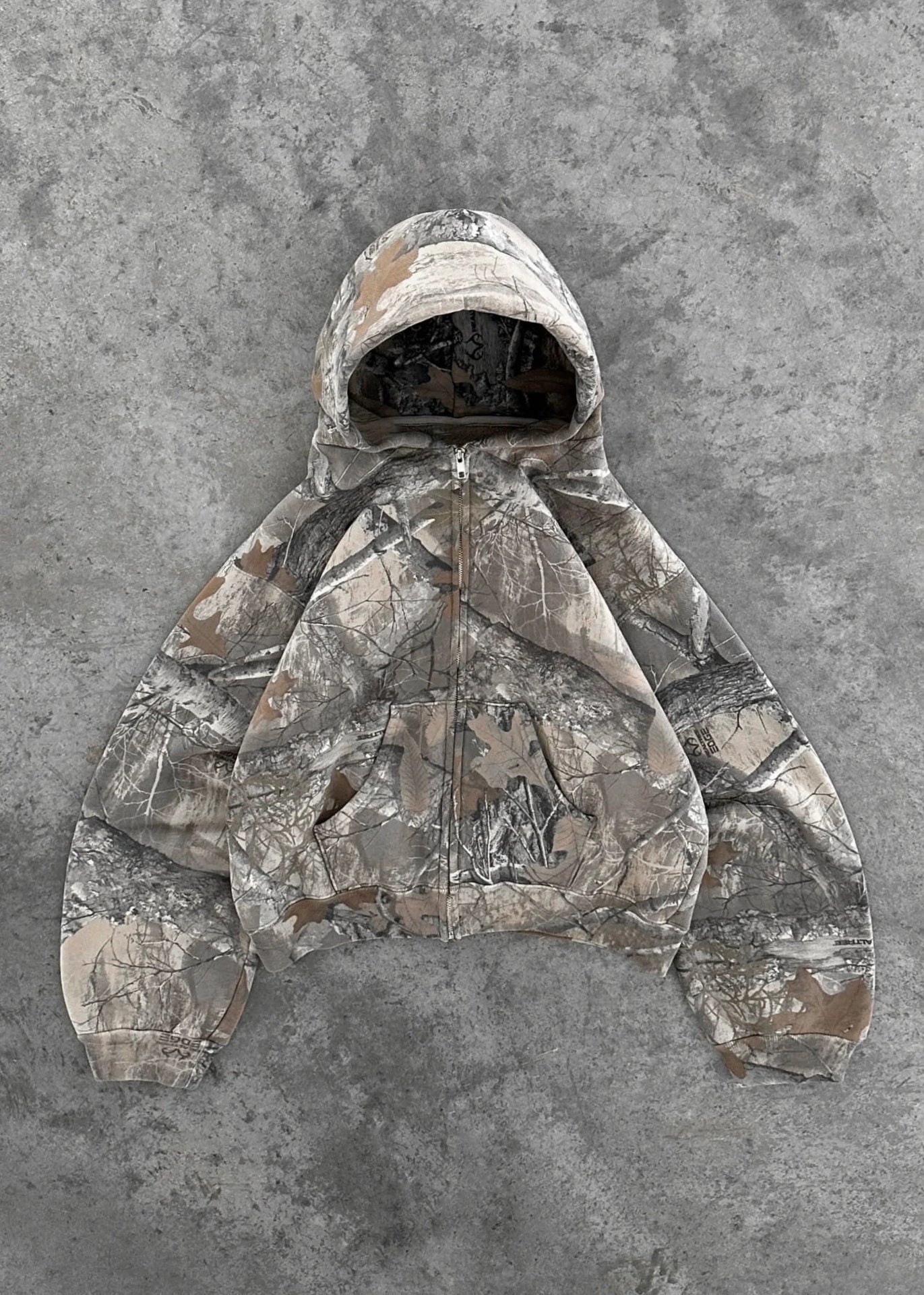 Camouflage hoodie - Relaxed fit - Ritssluiting - Camo hoodie - Hoodie voor heren-Boetiek Moda
