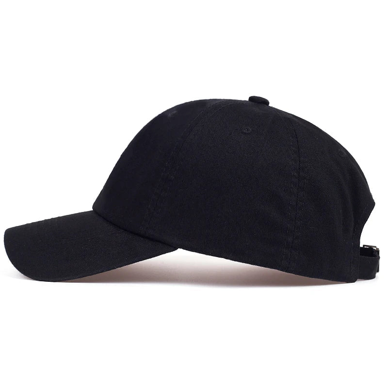 Cap - Zwart - Verstelbaar - Baseball Cap - Hoeden-Boetiek Moda