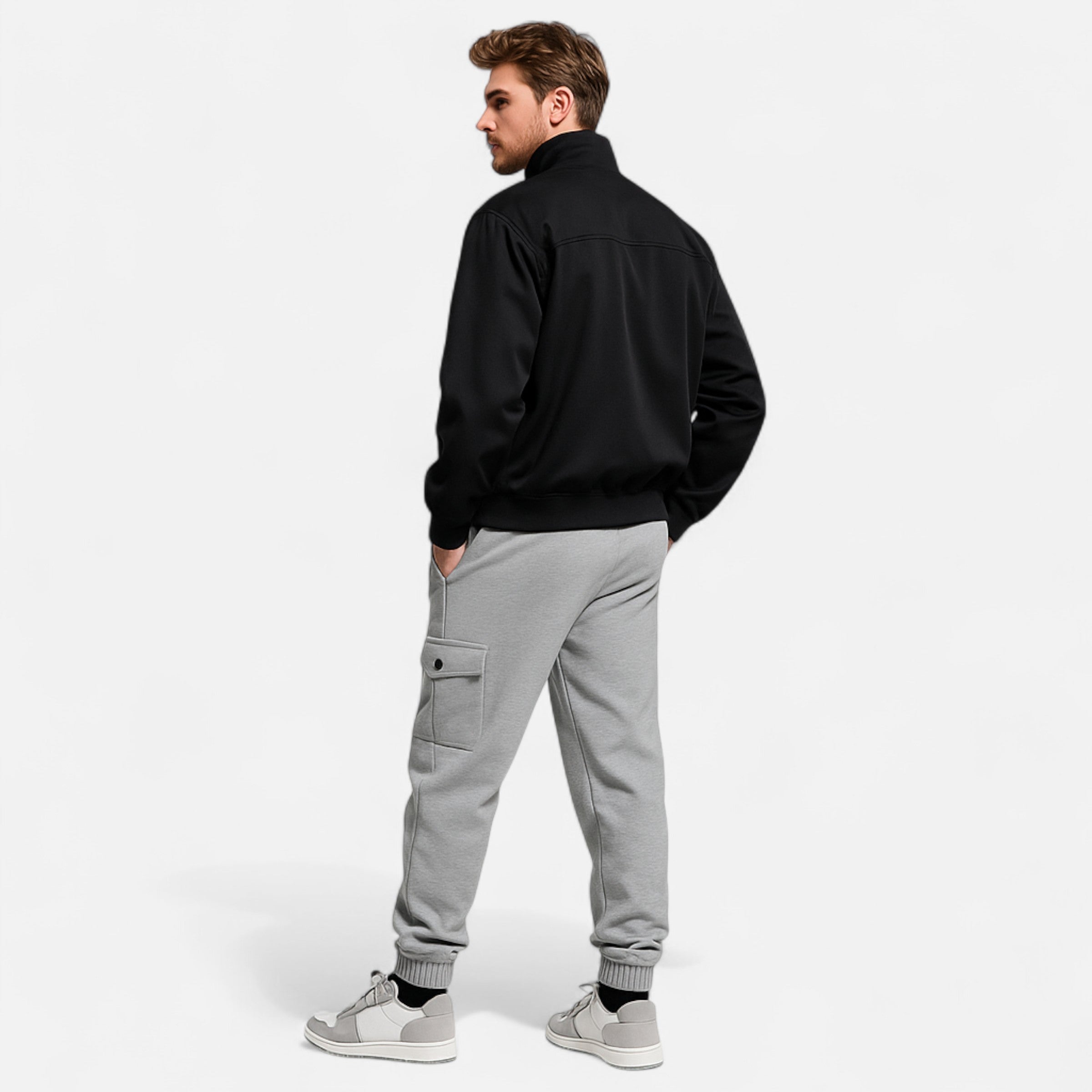 Cargo Joggingbroek - Casual joggingbroek met trekkoord voor heren-Boetiek Moda