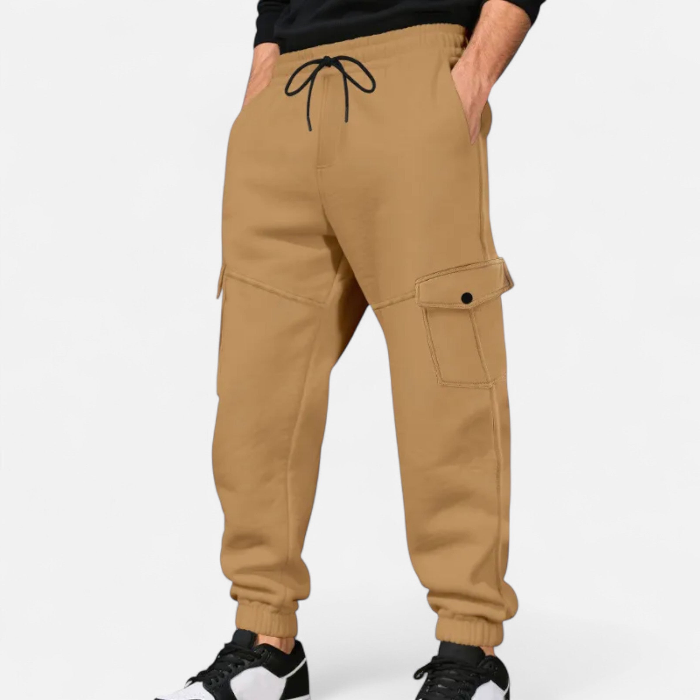 Cargo Joggingbroek - Casual joggingbroek met trekkoord voor heren-Boetiek Moda