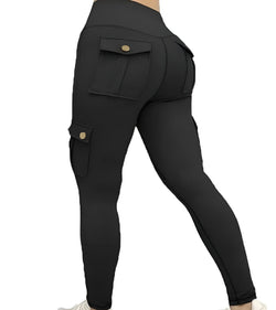 Cargo Legging | Hoge taille | Stretchy | Cargo Broek | Dameskleding-Boetiek Moda