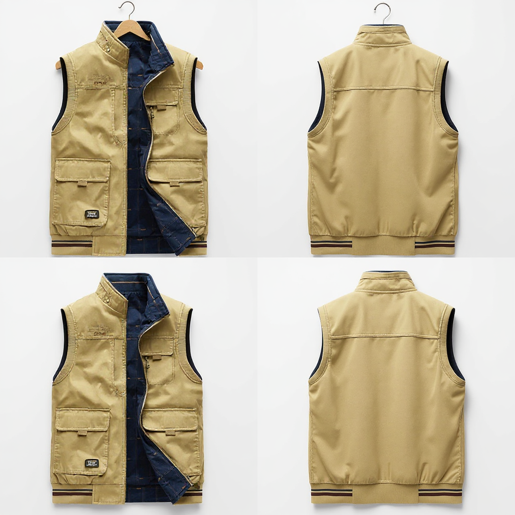 Cargo Vest | Mouwloos | Zakken | Werkvest | Herenvest-Boetiek Moda