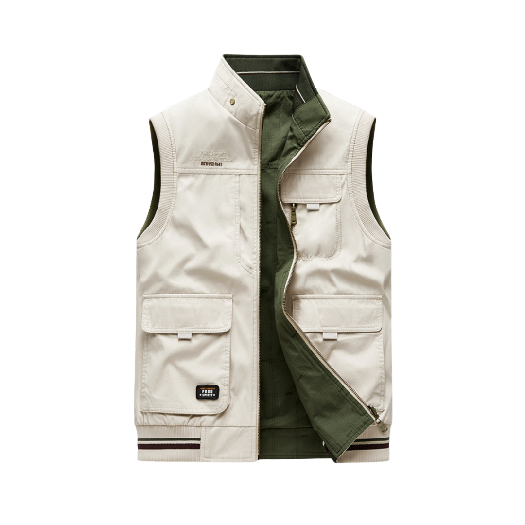 Cargo Vest | Mouwloos | Zakken | Werkvest | Herenvest-Boetiek Moda