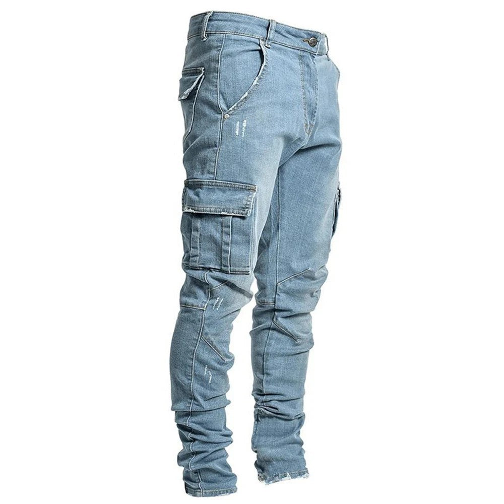 Cargo-jeans | Casual | Veel zakken | Skinny jeans | Cargo-broeken voor mannen-Boetiek Moda