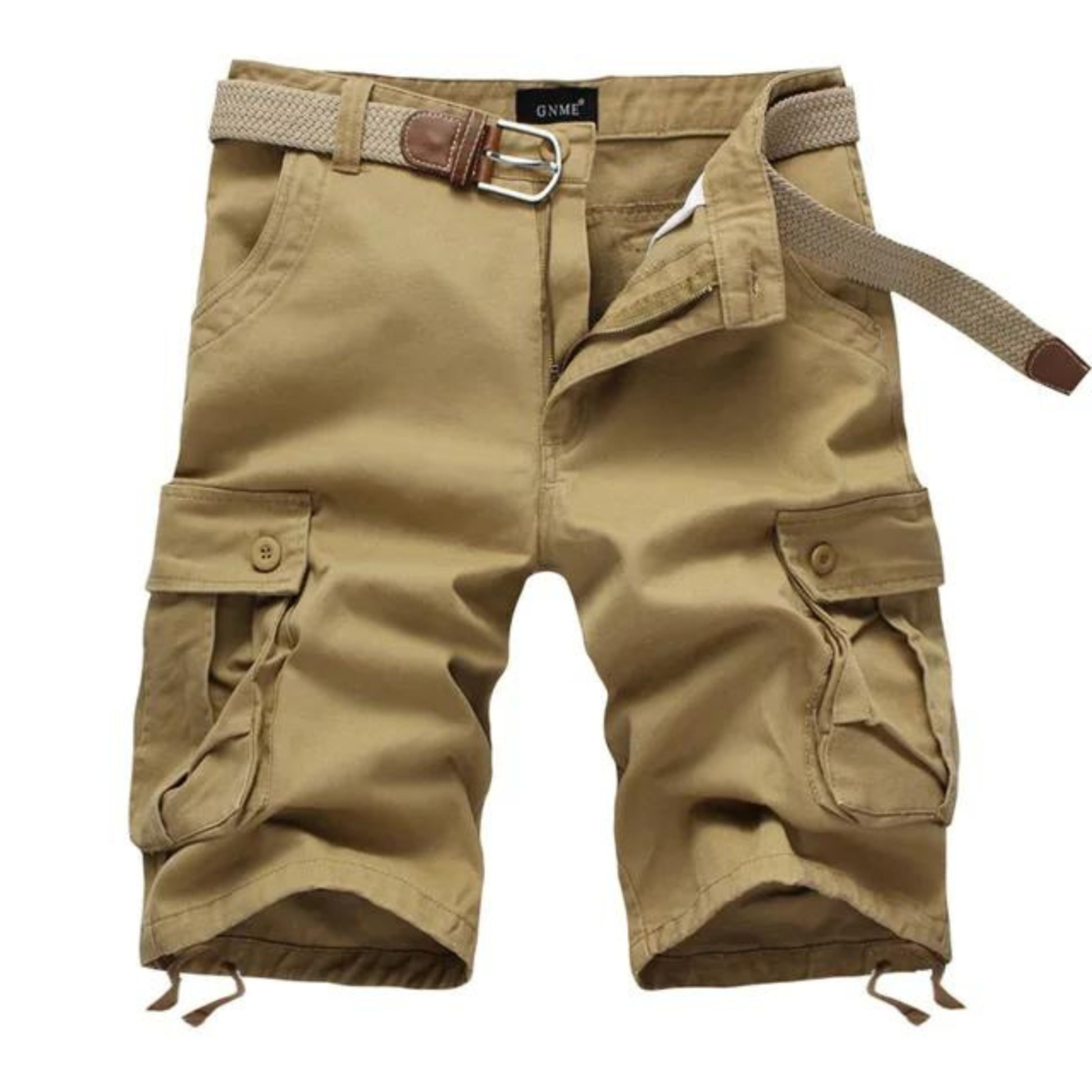 Cargo-short - Lange tactische vrijetijdsshorts voor mannen met riem-Boetiek Moda