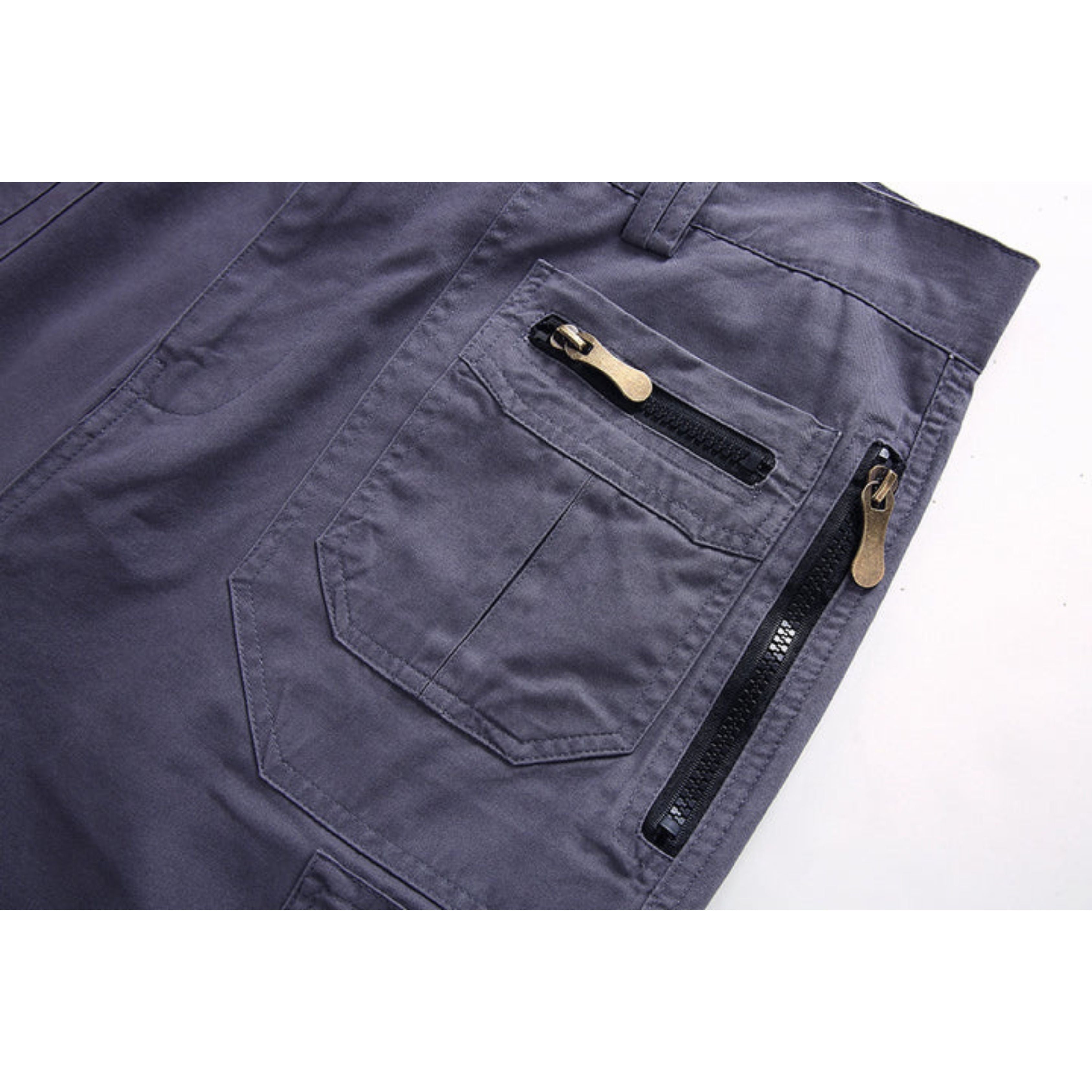 Cargoshorts | Vrijetijdskleding | Zakken | Lange shorts | Capribroeken voor mannen-Boetiek Moda