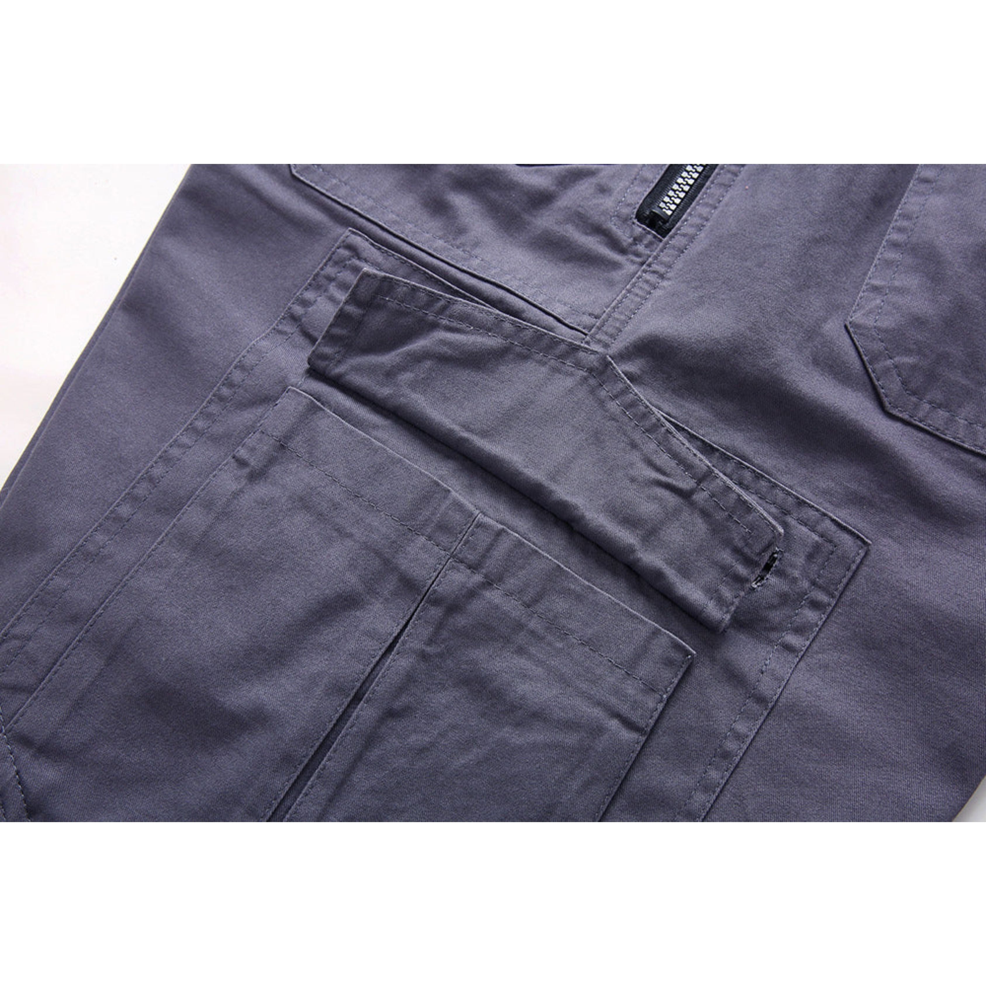 Cargoshorts | Vrijetijdskleding | Zakken | Lange shorts | Capribroeken voor mannen-Boetiek Moda
