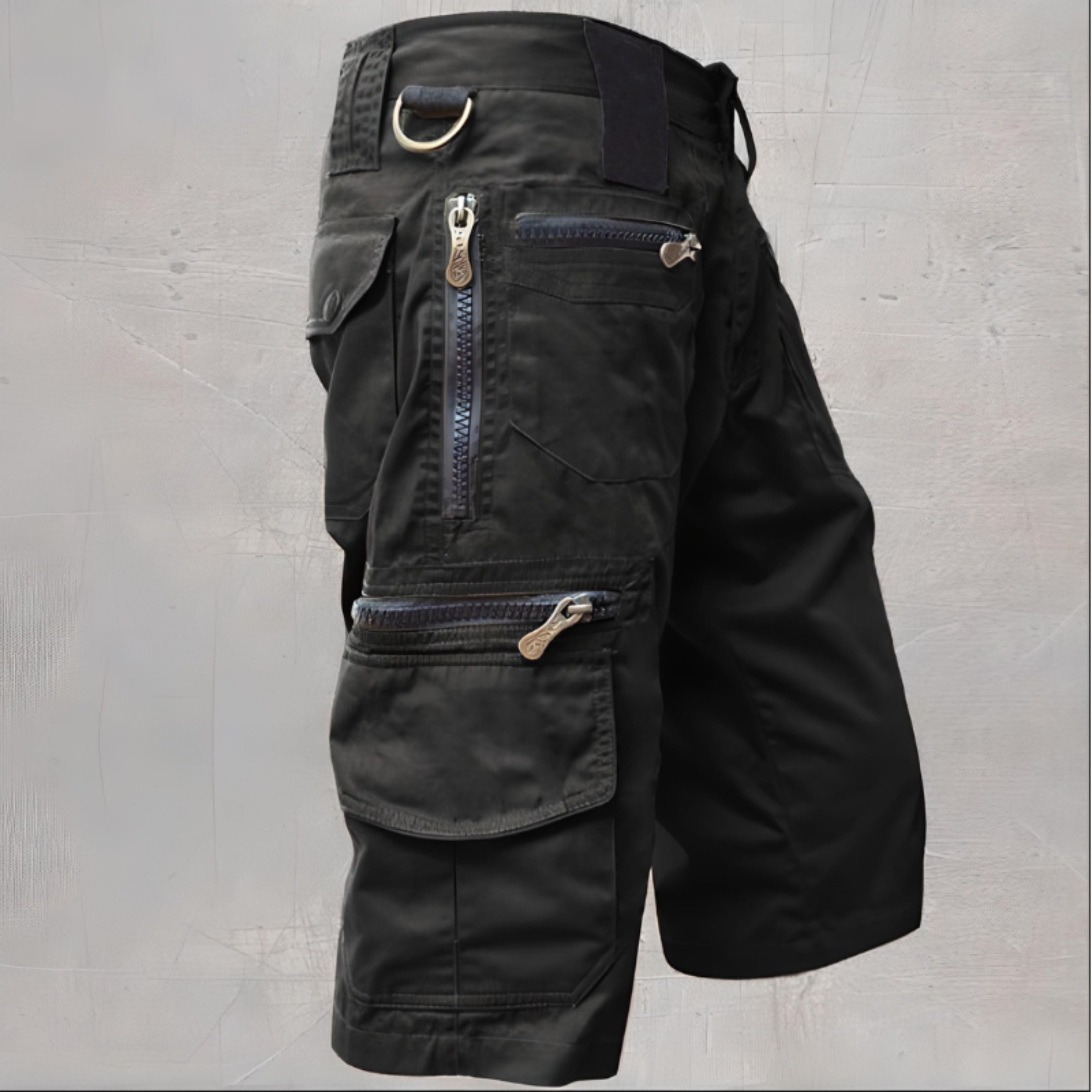 Cargoshorts | Vrijetijdskleding | Zakken | Lange shorts | Capribroeken voor mannen-Boetiek Moda
