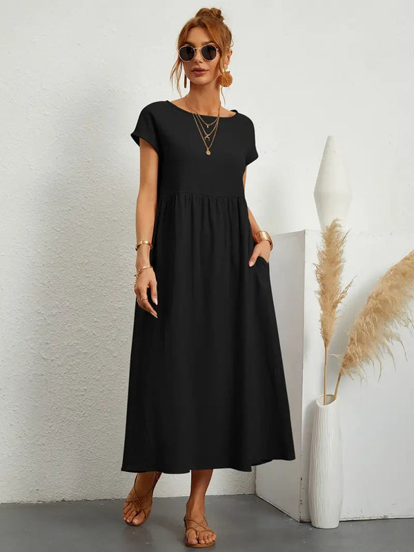 Cecilia Maxi Jurk | Casual losse jurk voor de zomer-Boetiek Moda