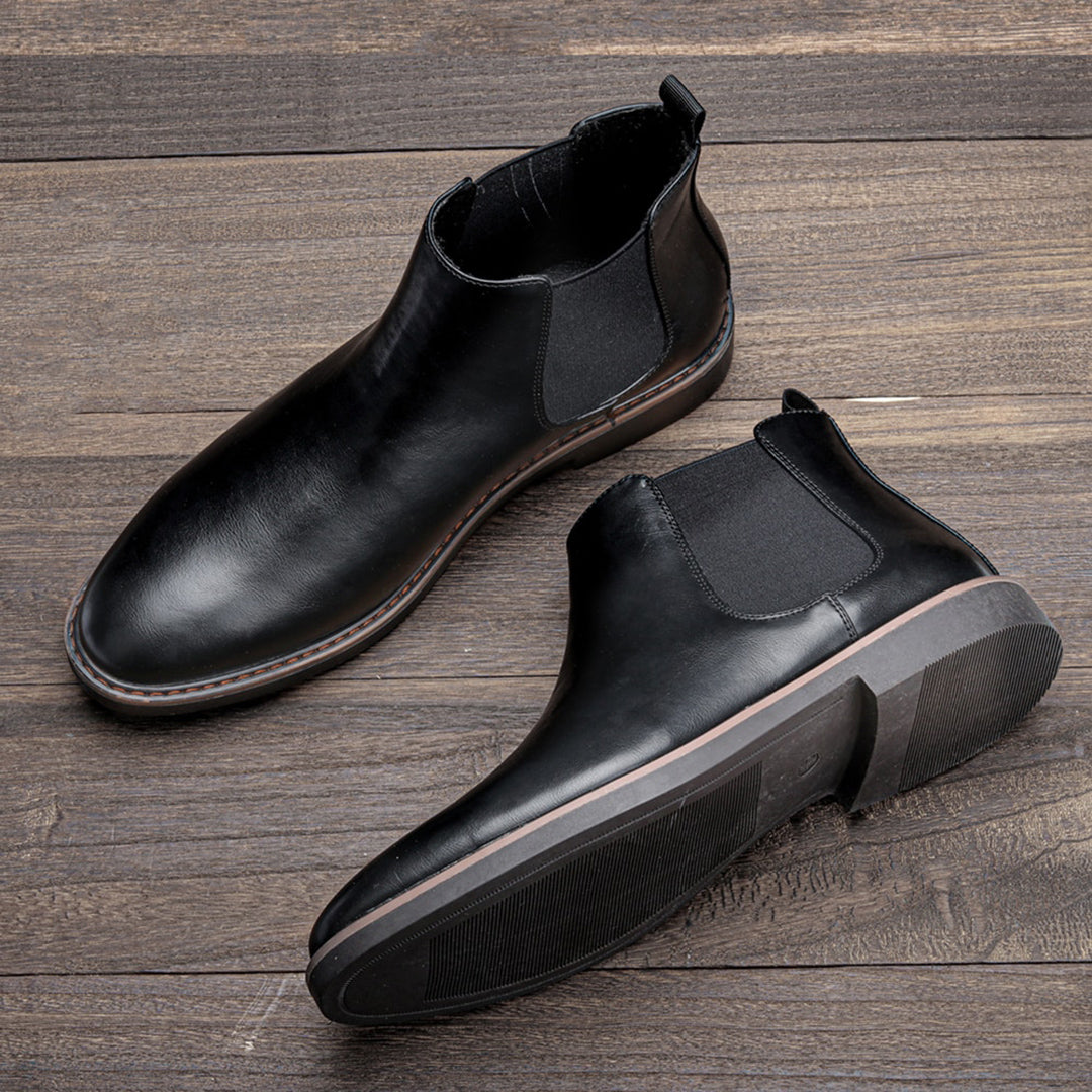 Chelsea Laarzen - Heren Slip-On Enkellaarzen van Leer-Boetiek Moda